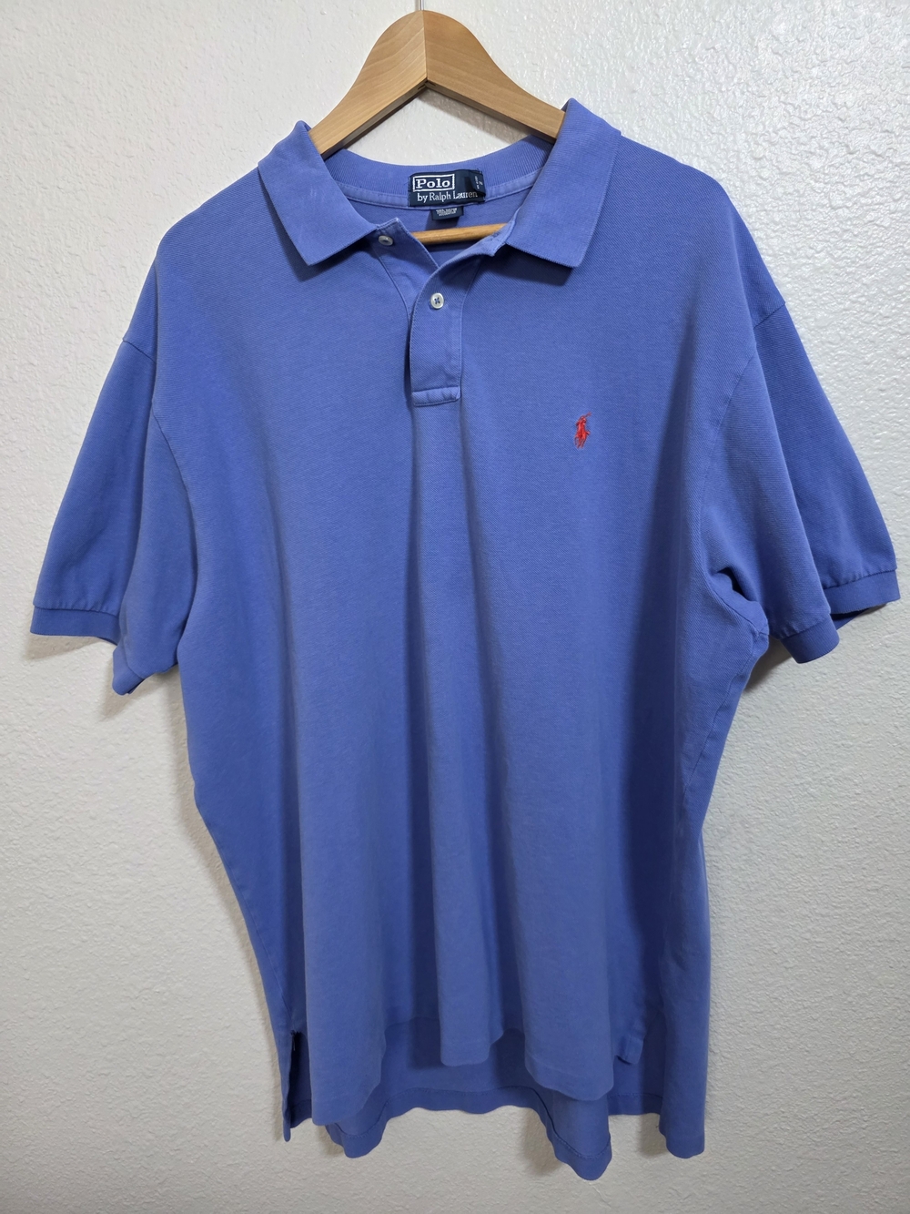 Polo by Ralph Lauren Classic Men’s Blue Short-Sleeve Polo Shirt Size XXL